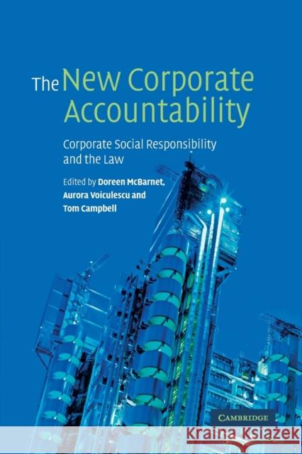 The New Corporate Accountability: Corporate Social Responsibility and the Law McBarnet, Doreen 9780521142090  - książka