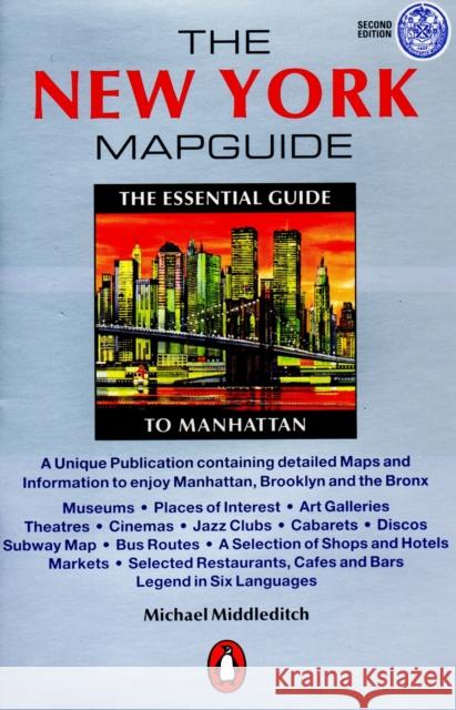 The New York Mapguide Michael Middleditch 9780140294590 Penguin Books - książka