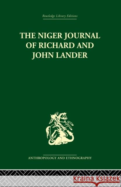 The Niger Journal of Richard and John Lander Robin Hallett 9781138861855 Routledge - książka