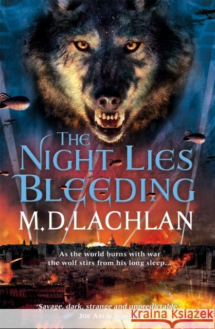 The Night Lies Bleeding M.D. Lachlan 9780575129696 Orion Publishing Co - książka