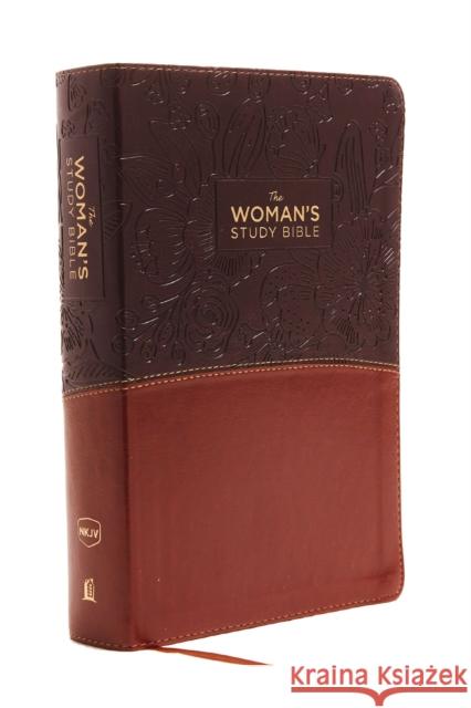 The NKJV, Woman's Study Bible, Fully Revised, Imitation Leather, Brown/Burgundy, Full-Color, Indexed: Receiving God's Truth for Balance, Hope, and Tra Dorothy Patterson 9780718086862 Thomas Nelson - książka