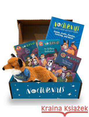 The Nocturnals Grow & Read Activity Box: Early Readers, Plush Toy, and Activity Book - Level 1-3 [With Plush] Hecht, Tracey 9781944020569 Fabled Films Press - książka
