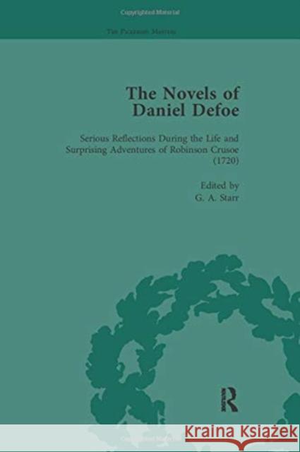 The Novels of Daniel Defoe, Part I Vol 3: Serious Reflections During the Life and Surprising Adventures of Robinson Crusoe (1720) Owens, W. R. 9781138117594 Taylor and Francis - książka