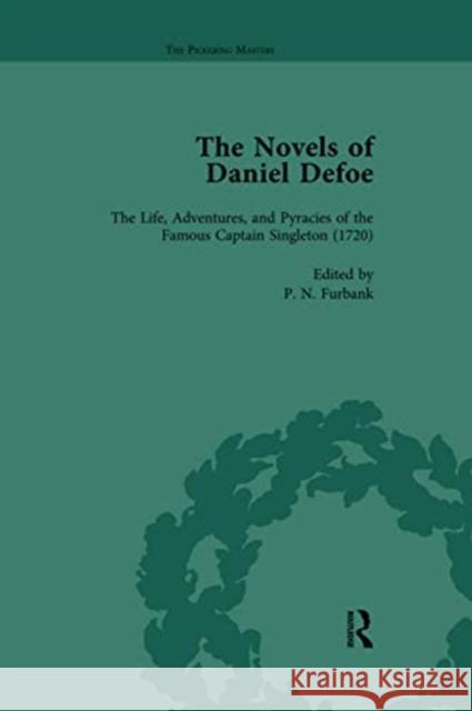 The Novels of Daniel Defoe, Part I Vol 5: The Life, Adventures, and Pyracies, of the Famous Captain Singleton (1720) Owens, W. R. 9781138111608 Taylor and Francis - książka