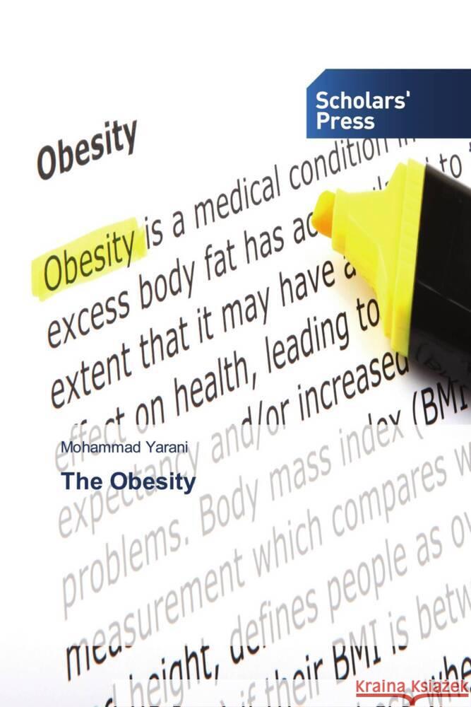 The Obesity Yarani, Mohammad 9783639706215 Scholars' Press - książka