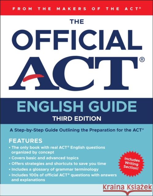 The Official ACT English Guide ACT 9781394407361 Wiley - książka