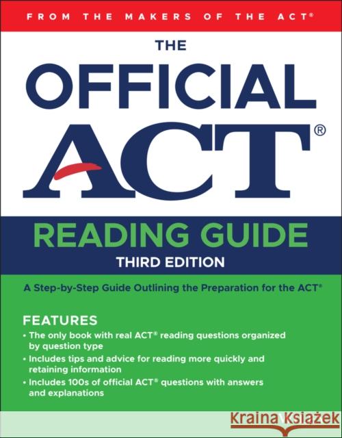 The Official ACT Reading Guide ACT 9781394407385 Wiley - książka