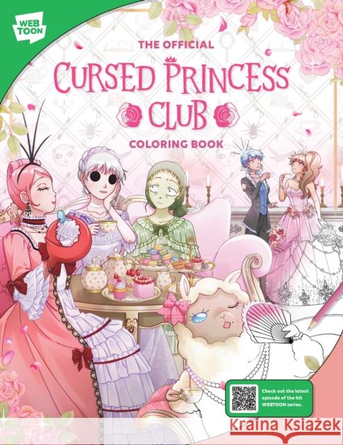 The Official Cursed Princess Club Coloring Book: 46 original illustrations to color and enjoy Walter Foster Creative Team 9780760389751 Walter Foster Publishing - książka