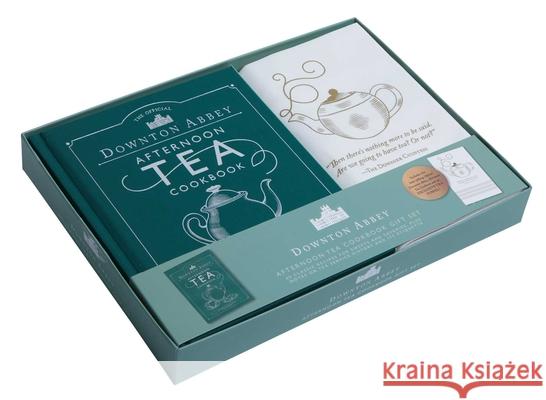The Official Downton Abbey Afternoon Tea Cookbook Gift Set [Book ] Tea Towel] Downton Abbey 9781681888538 Weldon Owen - książka