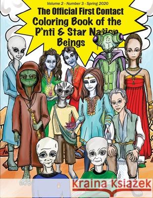 The Official First Contact Coloring Book of the P'nti & Star Nation Beings Jeff Demmers 9781087903873 IngramSpark - książka