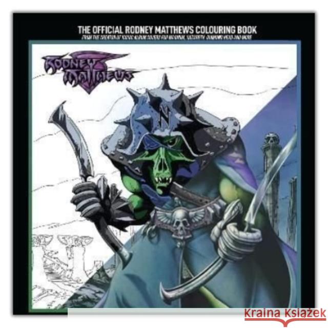 The Official Rodney Matthews Colouring Book Rodney Matthews 9781838147068 Rock N' Roll Colouring - książka