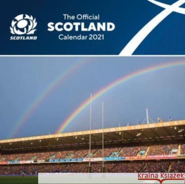 The Official Scottish Rugby Union Square Calendar 2022 Scottish Rugby 9781913578428 Grange Communications Ltd - książka