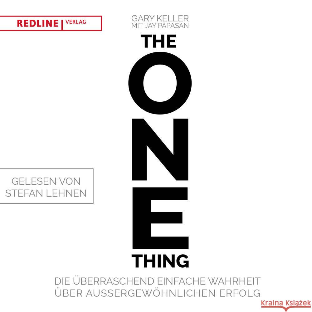 The One Thing Keller, Gary, Papasan, Jay 9783748400141 Audio Verlag München - książka