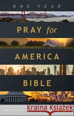 The One Year Pray for America Bible NLT (Softcover) Tyndale 9781496443731 Tyndale House Publishers - książka