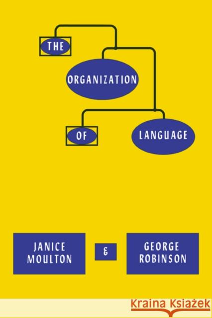 The Organization of Language Janice Moulton George M. Robinson George M. Robinson 9780521298513 Cambridge University Press - książka