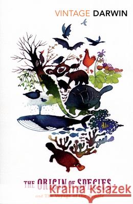 The Origin of Species and the Voyage of the Beagle Charles Darwin 9780099519171 Vintage Publishing - książka