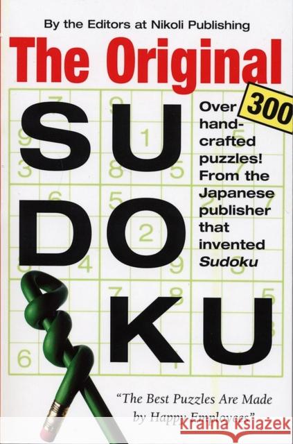 The Original Sudoku Editors of Nikoli Publishing 9780761142157 Workman Publishing - książka