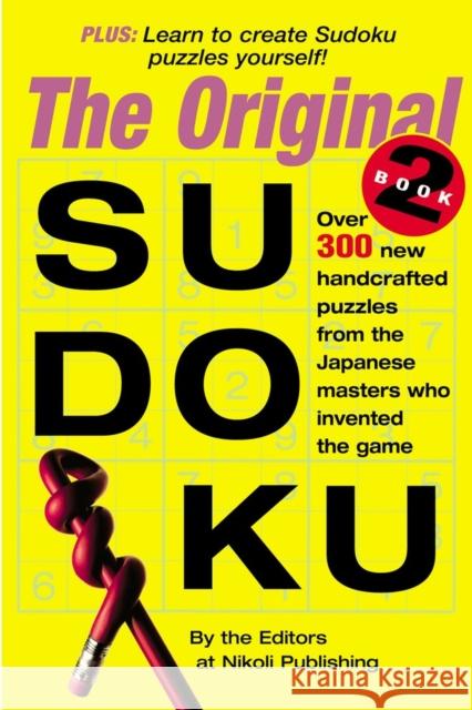 The Original Sudoku Book 2 Nikoli Publishing 9780761142966 Workman Publishing - książka