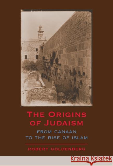 The Origins of Judaism: From Canaan to the Rise of Islam Goldenberg, Robert 9780521844536 Cambridge University Press - książka