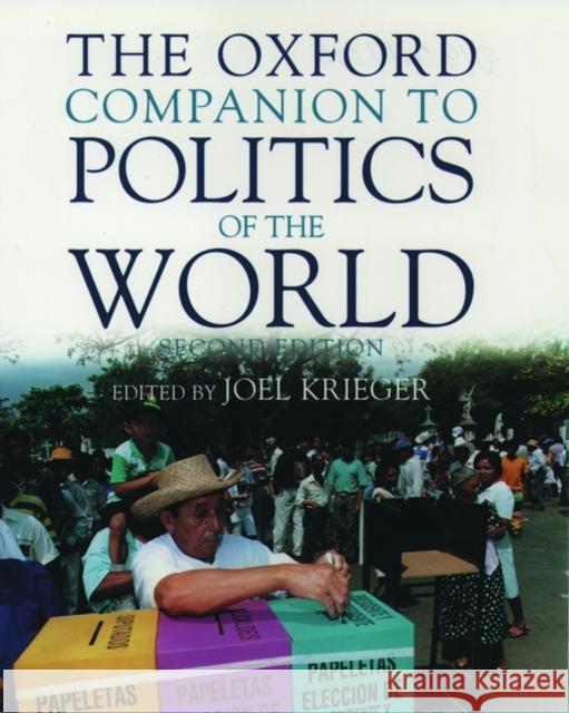 The Oxford Companion to Politics of the World Joel Krieger 9780195117394 Oxford University Press - książka