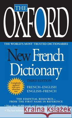 The Oxford New French Dictionary: Third Edition Oxford University Press 9780425228616 Berkley - książka