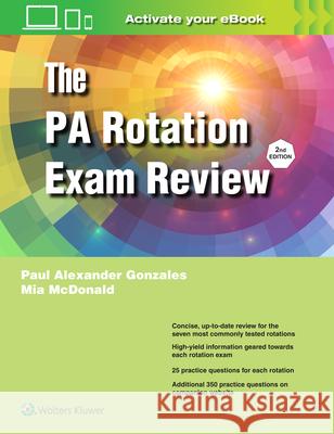 The Pa Rotation Exam Review Paul Gonzales 9781975193348 Wolters Kluwer Health - książka