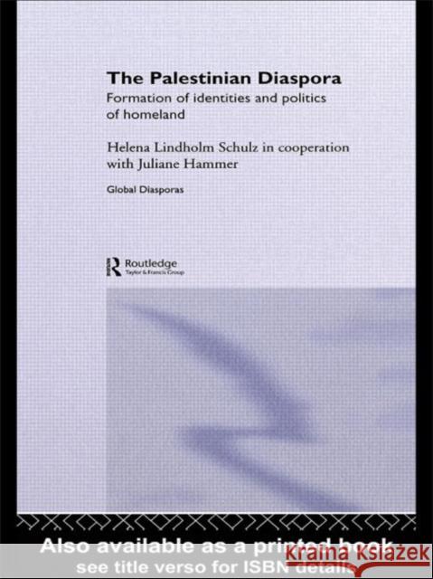 The Palestinian Diaspora Helena Lindholm Schulz Juliane Hammer 9780415268202 Routledge - książka