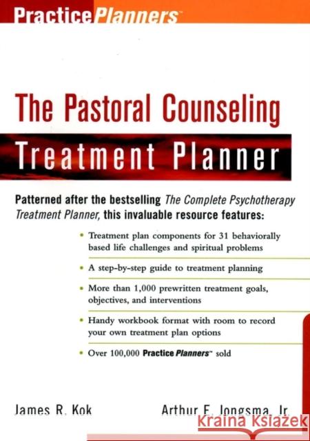 The Pastoral Counseling Treatment Planner Arthur E., Jr. Jongsma Jongsma                                  Kok 9780471254164 John Wiley & Sons - książka
