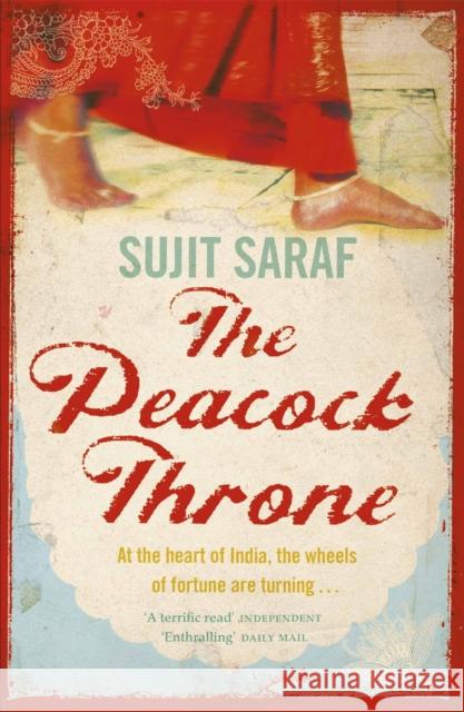 The Peacock Throne Sujit Saraf 9780340899724 Hodder & Stoughton - książka