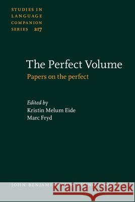 The Perfect Volume  9789027208606 John Benjamins Publishing Co - książka