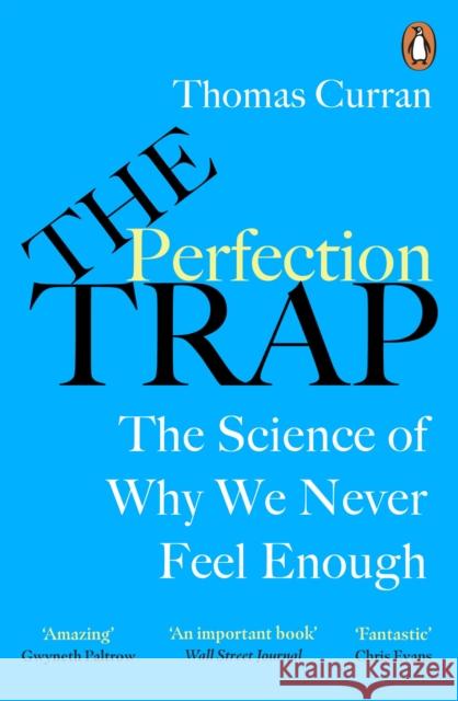 The Perfection Trap: The Power Of Good Enough In A World That Always Wants More Thomas Curran 9781847943866 Cornerstone - książka