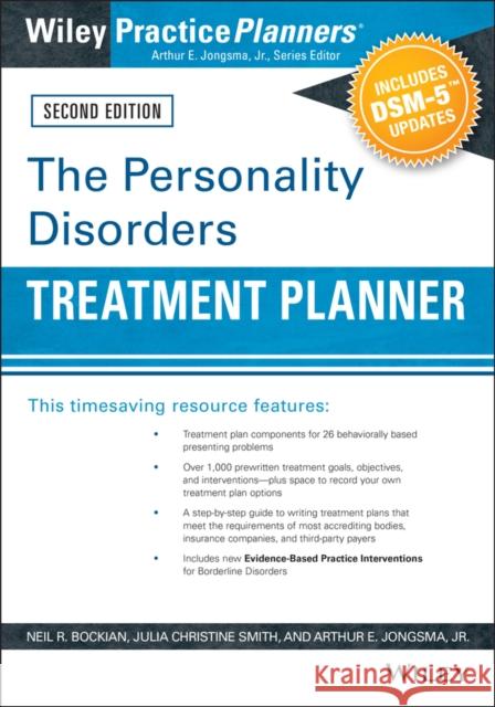 The Personality Disorders Treatment Planner: Includes DSM-5 Updates Arthur E., Jr. (Psychological Consultants, Grand Rapids, Michigan) Jongsma 9780470908686 John Wiley & Sons Inc - książka