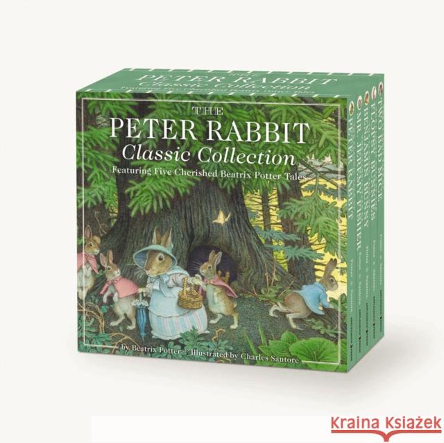 The Peter Rabbit Classic Collection (the Revised Edition): A Board Book Box Set Including Peter Rabbit, Jeremy Fisher, Benjamin Bunny, Two Bad Mice, a Potter, Beatrix 9781646432295 Applesauce Press - książka