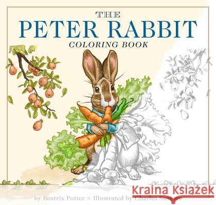 The Peter Rabbit Coloring Book: The Classic Edition Coloring Book Potter, Beatrix 9781604336863 Applesauce Press - książka