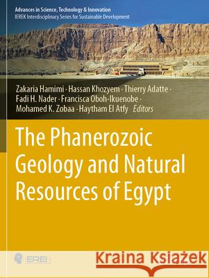 The Phanerozoic Geology and Natural Resources of Egypt  9783030956394 Springer International Publishing - książka