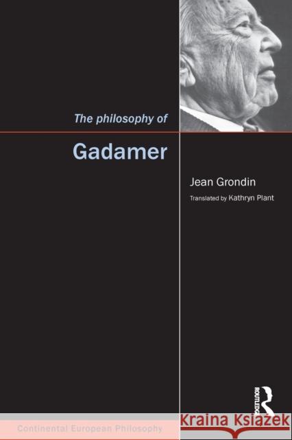 The Philosophy of Gadamer Jean Grondin 9781902683652 Acumen Publishing Ltd - książka
