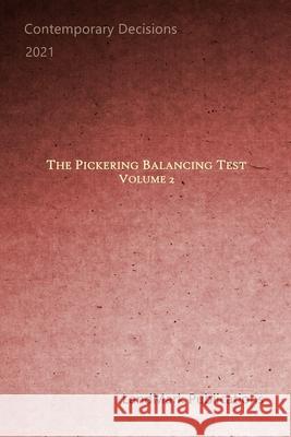 The Pickering Balancing Test: Volume 2 Landmark Publications 9798517460165 Independently Published - książka