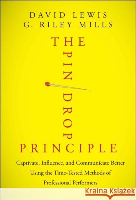 The Pin Drop Principle Lewis, David 9781118289198  - książka