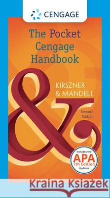 The Pocket Cengage Handbook with 2019 APA Updates Kirszner, Laurie G. 9781337279932 Wadsworth Publishing - książka