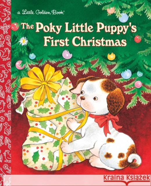 The Poky Little Puppy's First Christmas Korman, Justine 9780307960344 Golden Books - książka