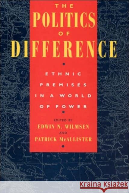 The Politics of Difference: Ethnic Premises in a World of Power Wilmsen, Edwin N. 9780226900179 University of Chicago Press - książka