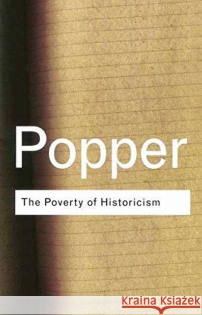 The Poverty of Historicism Karl Popper 9781138127739 Taylor and Francis - książka