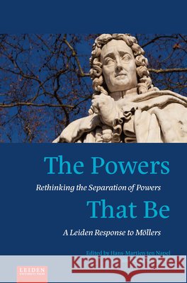 The Powers That Be: Rethinking the Separation of Powers  9789087282516  - książka