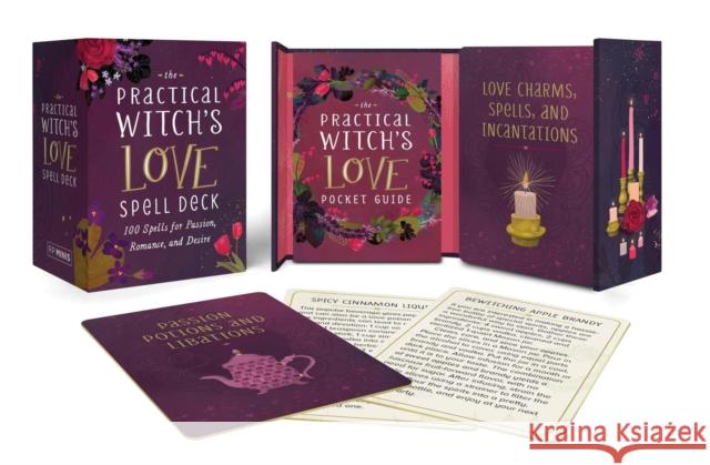 The Practical Witch's Love Spell Deck: 100 Spells for Passion, Romance, and Desire Cerridwen Greenleaf Mara Penny 9780762483068 Rp Minis - książka