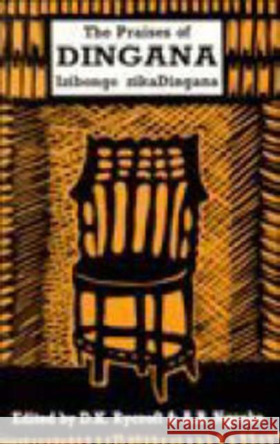 The praises of Dingana Killie Campbell Africana Library 9780869806296 University of Kwazulu Natal Press - książka