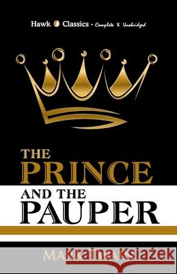 The Prince and the Pauper Mark Twain 9789393971081 Hawk Press - książka