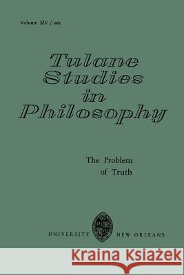 The Problem of Truth  9789024702886 Springer - książka