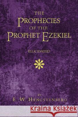 The Prophecies of the Prophet Ezekiel Elucidated E. W. Hengstenberg A. C. Murphy J. G. Murphy 9781597521734 Wipf & Stock Publishers - książka