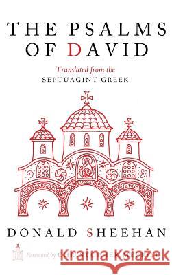 The Psalms of David Donald Sheehan Xenia Sheehan Christopher Merrill 9781498265126 Wipf & Stock Publishers - książka