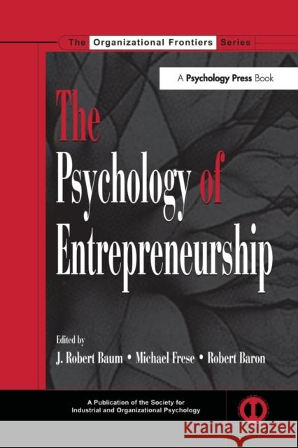 The Psychology of Entrepreneurship  9780415652667 Taylor & Francis Group - książka